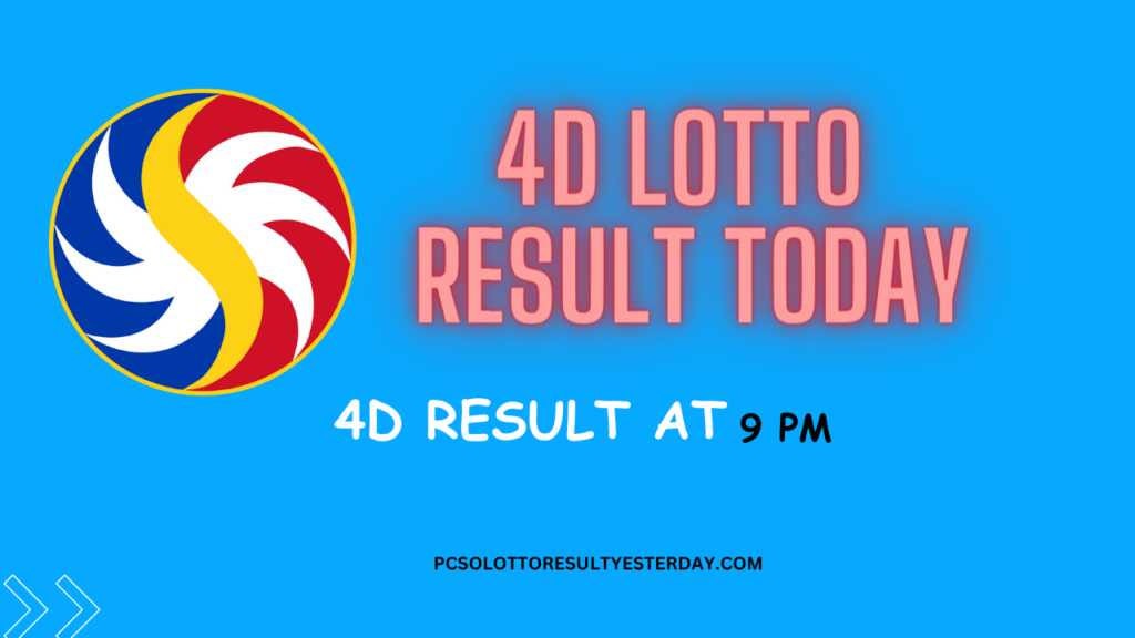 4D Lotto Result summary 2024